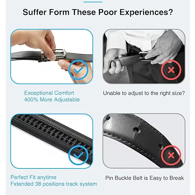 THE MONARCH™— Automatic No-Hole Belt